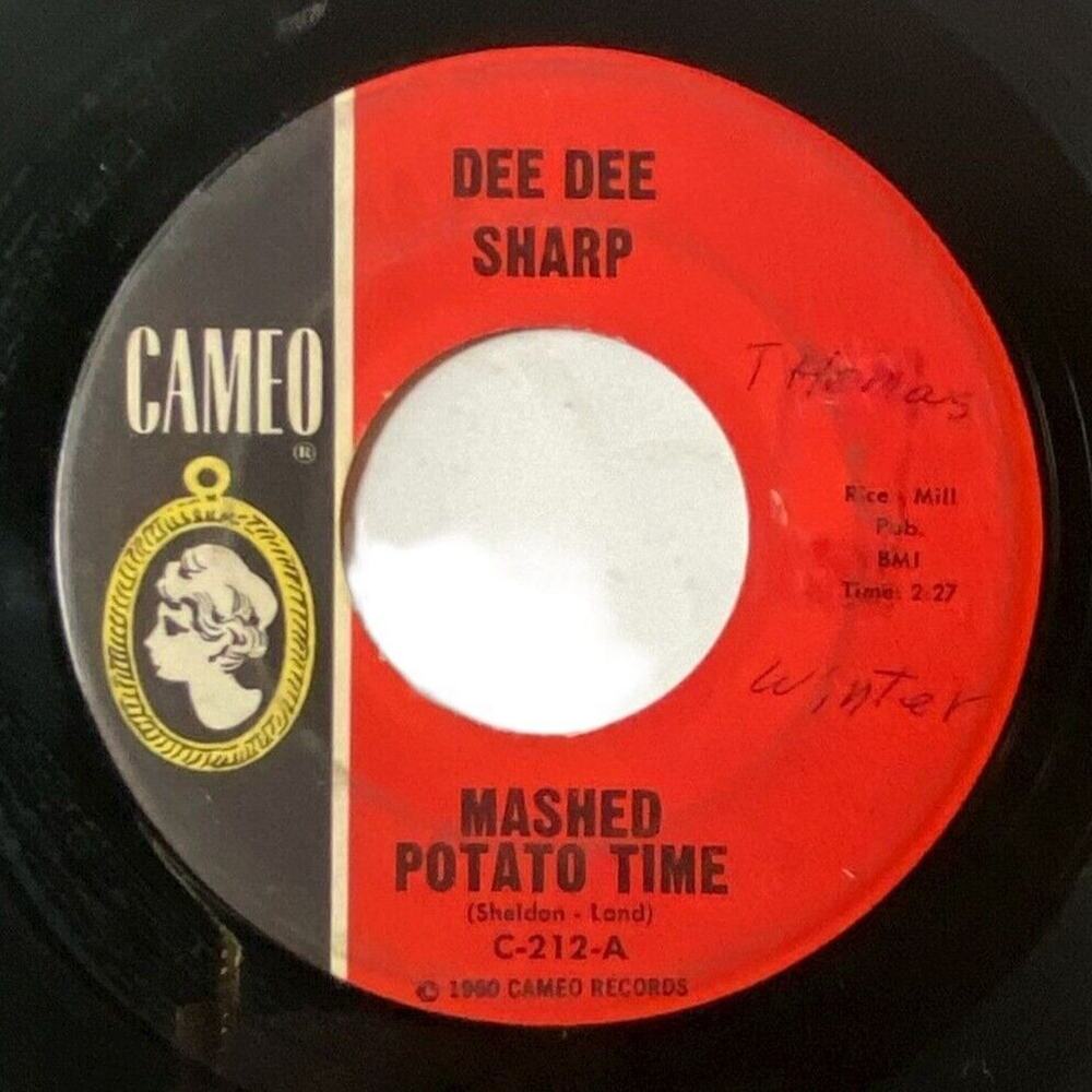 Dee Dee Sharp Mashed Potato Time Set My Heart At Ease 7 inch Vinyl 1962 Cameo